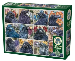 Cobble Hill A Constable of Ravens | 1000 Piece- 1000 Piece | Birds