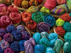 Cobble Hill A Yen for Yarn | Easy Handling 275 Piece- Easy Handling 275 | Collage - Variety