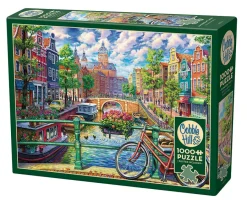 Cobble Hill Amsterdam Canal | 1000 Piece- 1000 Piece | Townscape