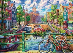 Cobble Hill Amsterdam Canal | 1000 Piece- 1000 Piece | Townscape