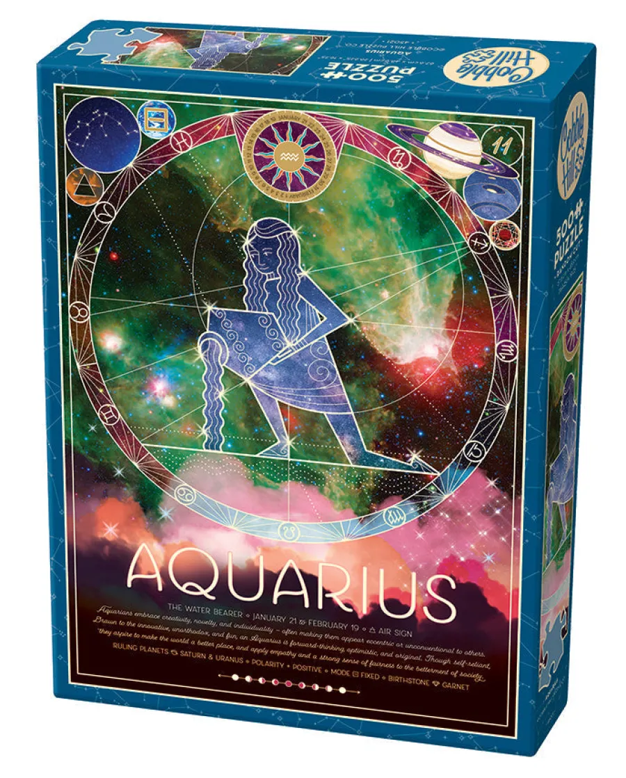 Cobble Hill Aquarius | 500 Piece- 500 Piece | Zodiac