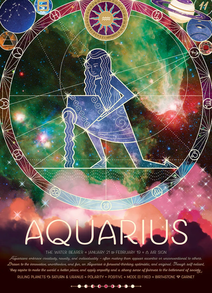 Cobble Hill Aquarius | 500 Piece- 500 Piece | Zodiac