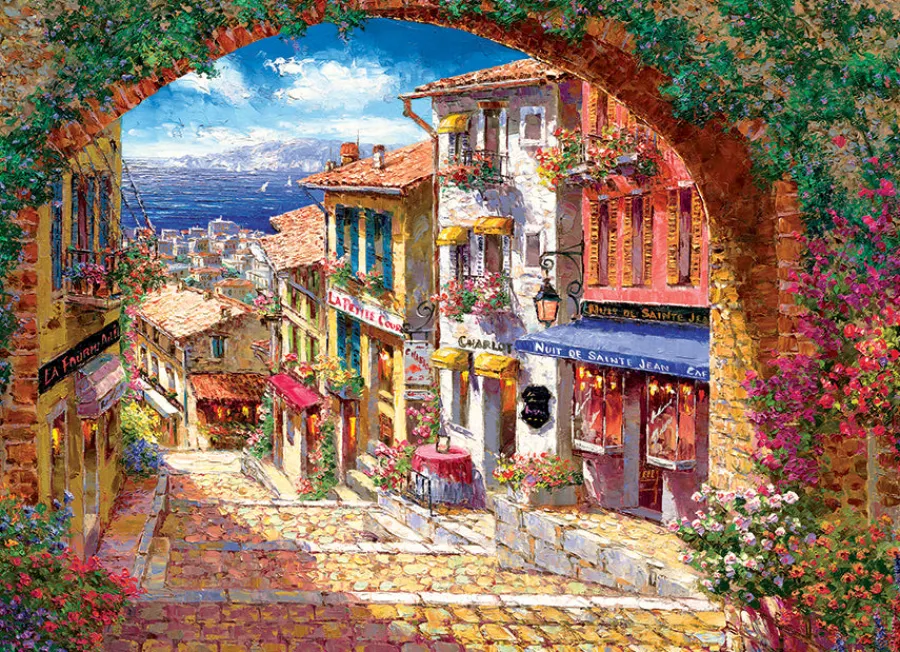 Cobble Hill Archway to Cagne | 500 Piece- 500 Piece | Countryscape