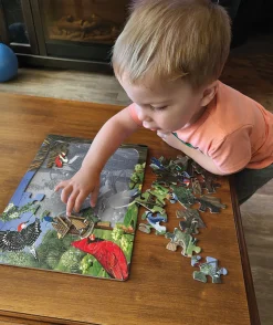 Cobble Hill Around the Birdfeeder (tray) | 35 Piece Tray- Tray Puzzles | Birds