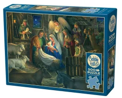 Cobble Hill Away in a Manger | 500 Piece- 500 Piece | Farm