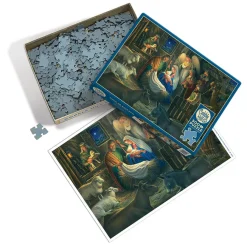 Cobble Hill Away in a Manger | 500 Piece- 500 Piece | Farm