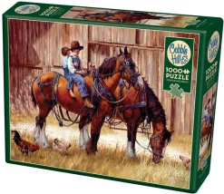 Cobble Hill Back to the Barn | Discontinued 1000 Piece (Old Big Box)- 1000 Piece | Countryscape
