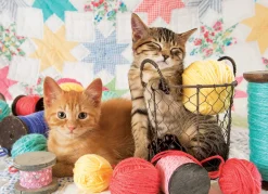 Cobble Hill Balls of Fluff | 1000 Piece- 1000 Piece | Cats