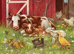 Cobble Hill Barnyard Babies (Family) | Family Pieces 350- Family Pieces 350 | Farm