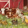 Cobble Hill Barnyard Family (tray) | 35 Piece Tray- Tray Puzzles | Farm