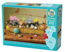 Cobble Hill Basket Case (Family) | Family Pieces 350- Family Pieces 350 | Cats