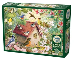 Cobble Hill Blooming Spring | 1000 Piece- 1000 Piece | Birds