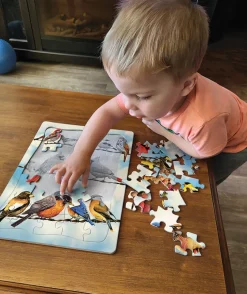 Cobble Hill Blue Sky Birds (tray) | 35 Piece Tray- Tray Puzzles