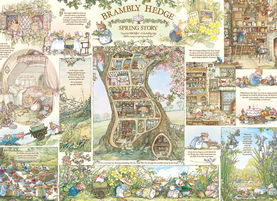 Cobble Hill Brambly Hedge Spring Story | 1000 Piece- 1000 Piece | Countryscape