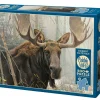 Cobble Hill Bull Moose | 500 Piece- 500 Piece | Mountainscape