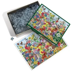 Cobble Hill Butterfly Garden | 1000 Piece- 1000 Piece | Flowers / Gardens