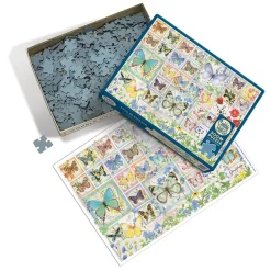 Cobble Hill Butterfly Tiles | 500 Piece- 500 Piece | Collage - Variety
