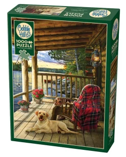 Cobble Hill Cabin Porch | 1000 Piece- 1000 Piece | Countryscape