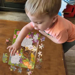 Cobble Hill Calico and Chocolate (tray) | 35 Piece Tray- Tray Puzzles