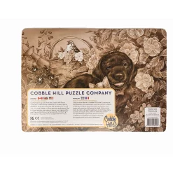 Cobble Hill Calico and Chocolate (tray) | 35 Piece Tray- Tray Puzzles