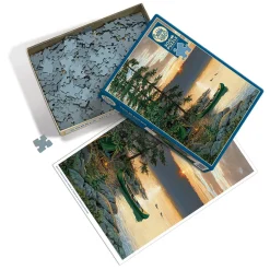 Cobble Hill Canoe Lake | 500 Piece- 500 Piece | Mountainscape