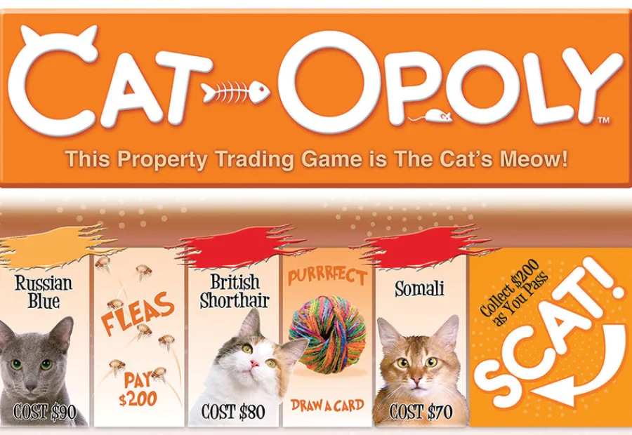Cobble Hill Cat-Opoly Board Game- Game With Themes! | Games