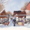 Cobble Hill Chestnut and Acorn (tray) | 35 Piece Tray- Tray Puzzles | Farm