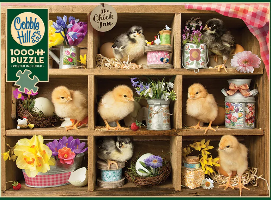 Cobble Hill Chick Inn | 1000 Piece- 1000 Piece | Birds