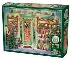 Cobble Hill Christmas Flower Shop | 1000 Piece- 1000 Piece | Townscape