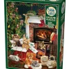Cobble Hill Christmas Kittens | 1000 Piece- 1000 Piece | Cats