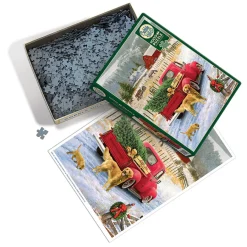 Cobble Hill Christmas on the Farm | 1000 Piece- 1000 Piece | Countryscape