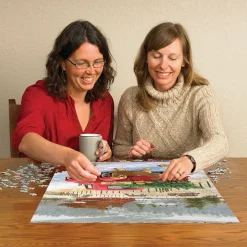 Cobble Hill Christmas on the Farm | 1000 Piece- 1000 Piece | Countryscape