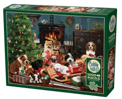 Cobble Hill Christmas Puppies | 1000 Piece- 1000 Piece | Dogs