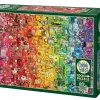 Cobble Hill Colourful Rainbow | 1000 Piece- 1000 Piece | Collage - Busy