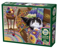 Cobble Hill Comfy Cat | 1000 Piece- 1000 Piece | Cats