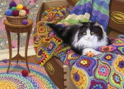 Cobble Hill Comfy Cat | 1000 Piece- 1000 Piece | Cats