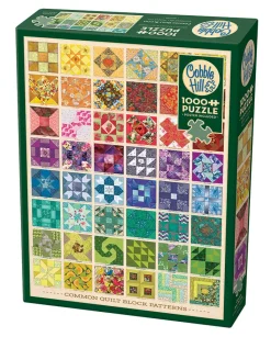 Cobble Hill Common Quilt Blocks | 1000 Piece- 1000 Piece | Collage - Miniscene