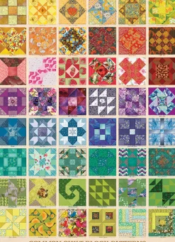 Cobble Hill Common Quilt Blocks | 1000 Piece- 1000 Piece | Collage - Miniscene