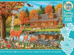 Cobble Hill Cottage Pond (Family) | Family Pieces 350- Family Pieces 350 | Countryscape