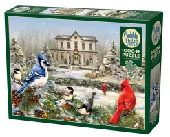 Cobble Hill Country House Birds | 1000 Piece- 1000 Piece | Countryscape
