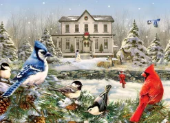 Cobble Hill Country House Birds | 1000 Piece- 1000 Piece | Countryscape