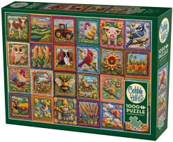 Cobble Hill Country Life Crochet | 1000 Piece- 1000 Piece | Countryscape