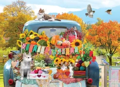 Cobble Hill Country Truck in Autumn | 500 Piece- 500 Piece | Road Adventures