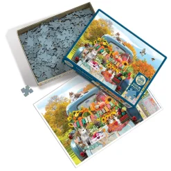 Cobble Hill Country Truck in Autumn | 500 Piece- 500 Piece | Road Adventures