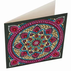 Cobble Hill Crystal Art Card Kit: Mandala- Christmas