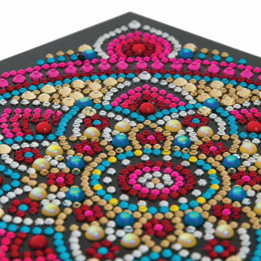 Cobble Hill Crystal Art Card Kit: Mandala- Christmas