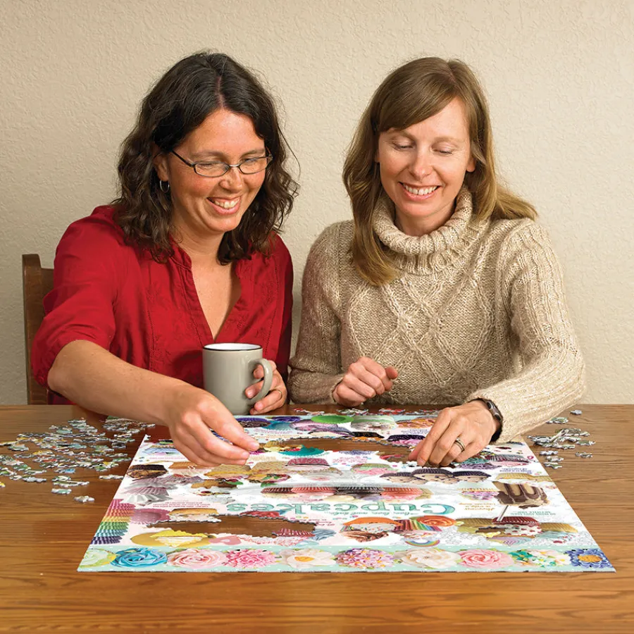 Cobble Hill Cupcake Time | 1000 Piece- 1000 Piece | Collage - Variety