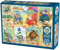 Cobble Hill Day at the Beach | 500 Piece- 500 Piece | Waterscape