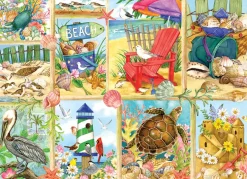 Cobble Hill Day at the Beach | 500 Piece- 500 Piece | Waterscape