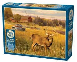 Cobble Hill Deer Field | 500 Piece- 500 Piece | Countryscape